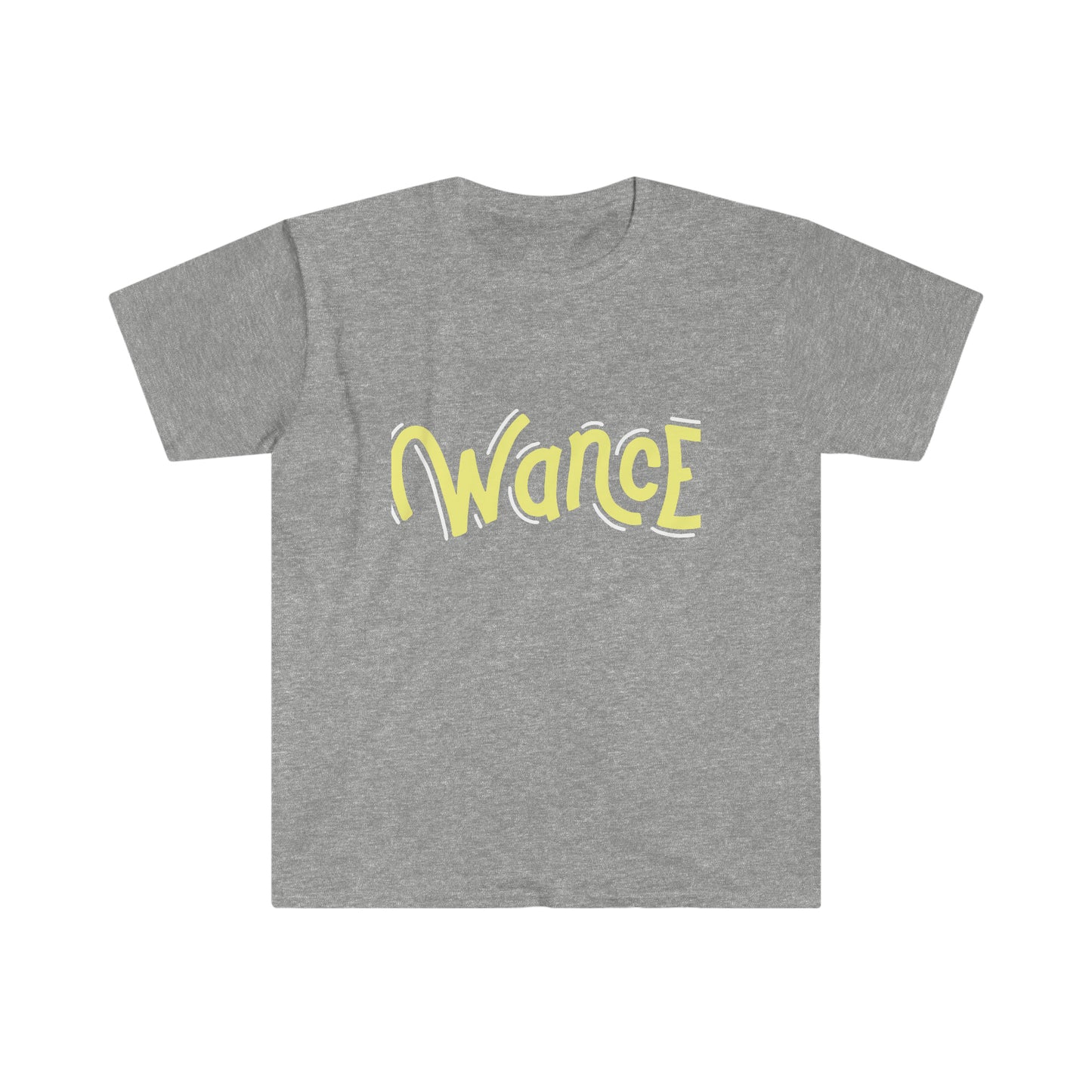 WANCE (yellow & white) Unisex Softstyle T-Shirt
