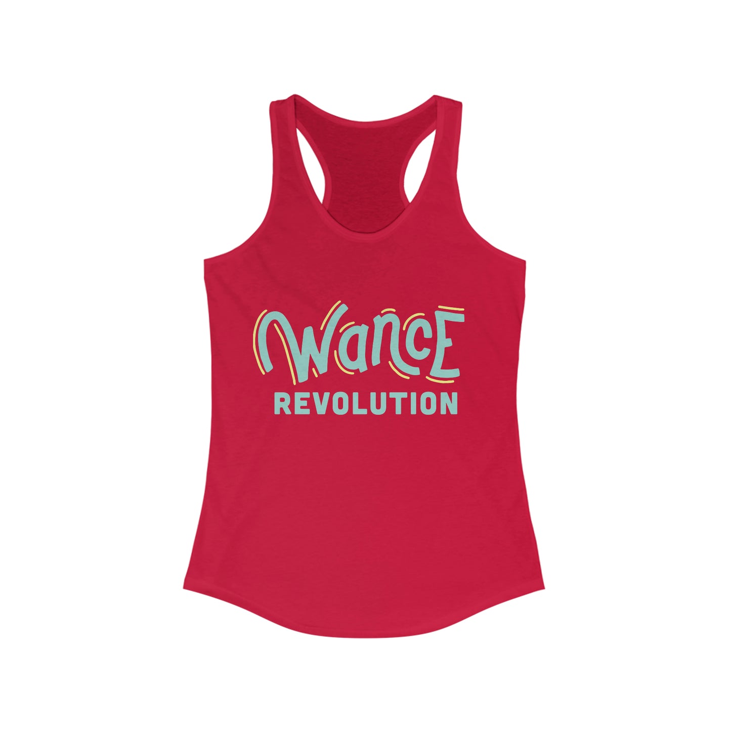 WANCE REVOLUTION Racerback Tank