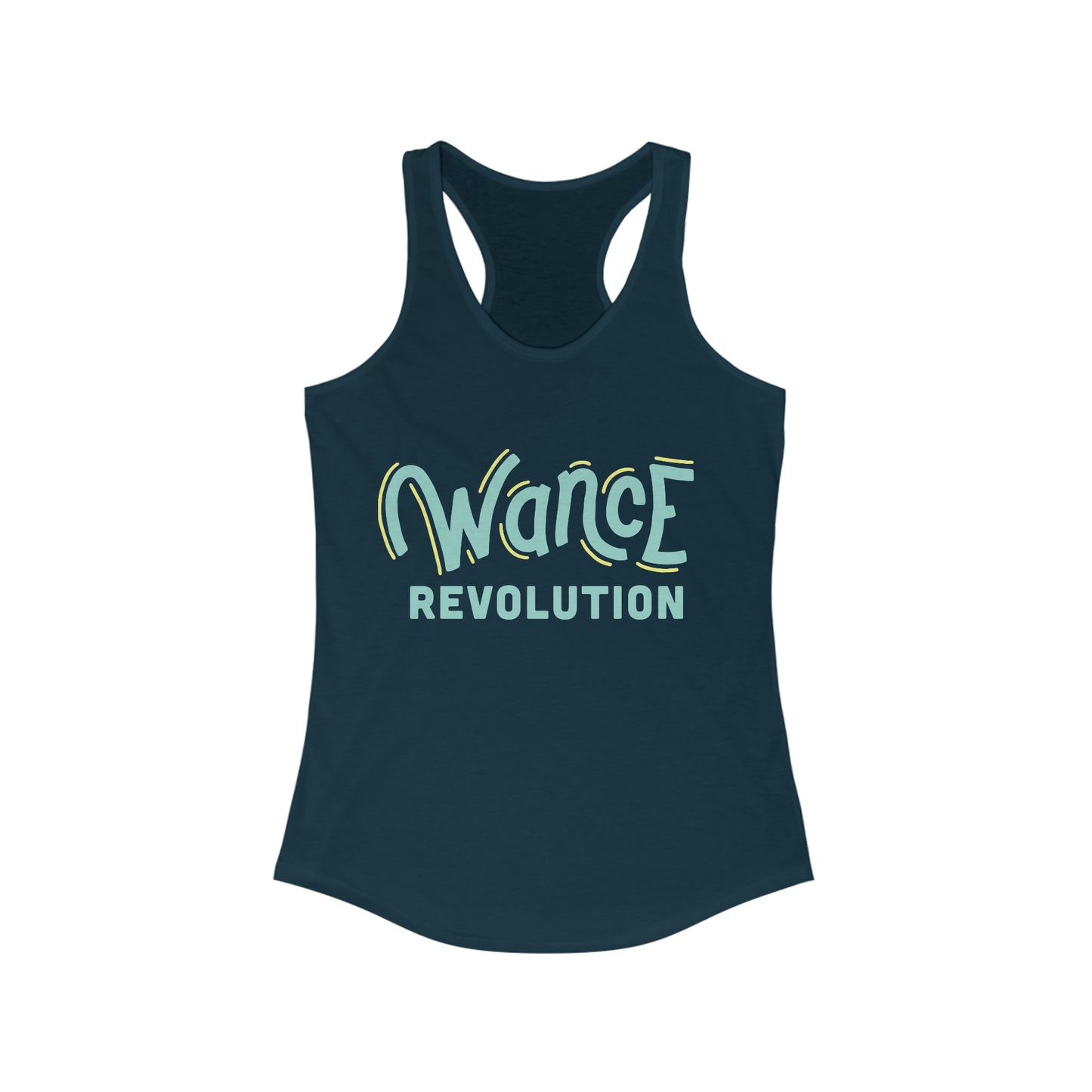 WANCE REVOLUTION Racerback Tank