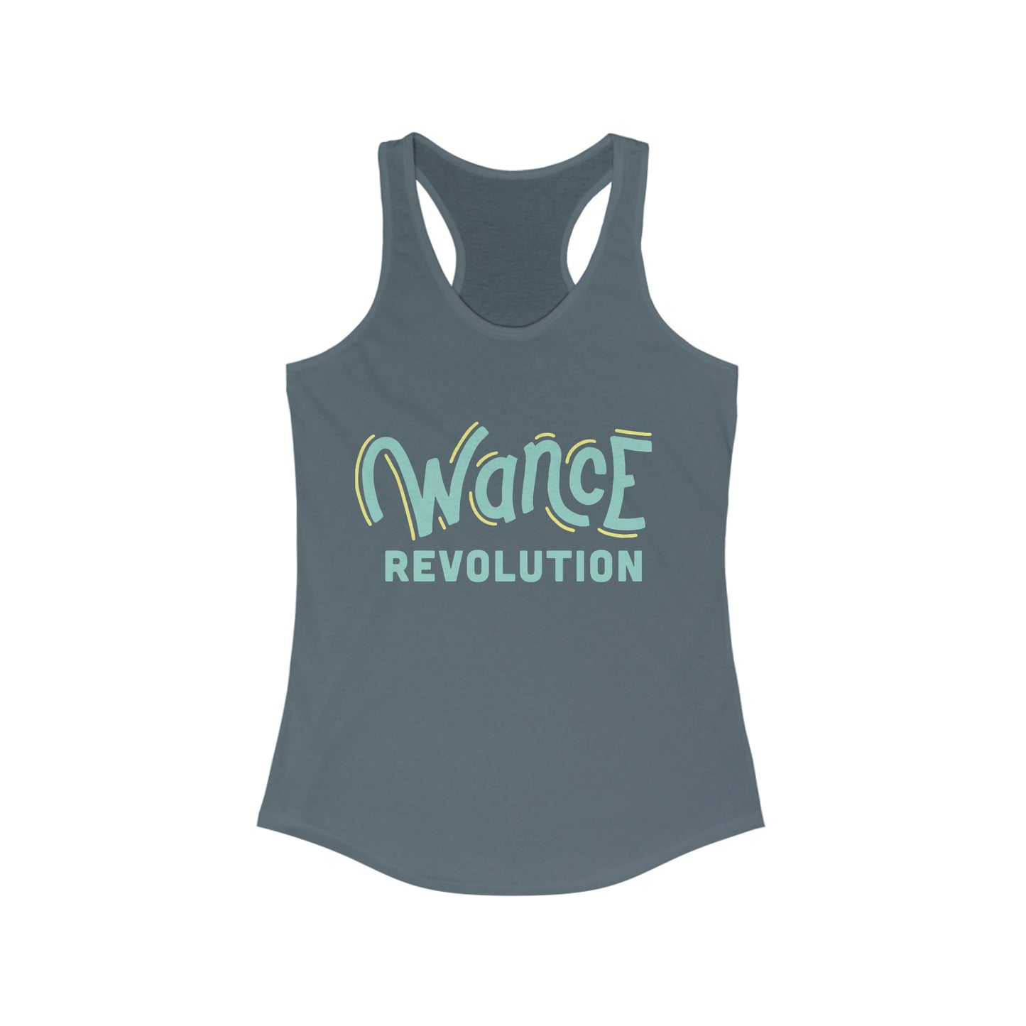 WANCE REVOLUTION Racerback Tank