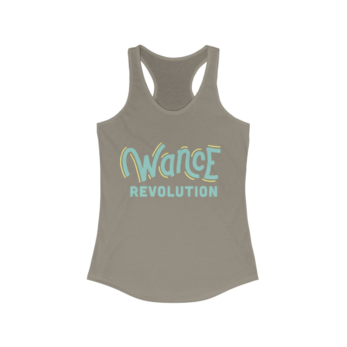 WANCE REVOLUTION Racerback Tank