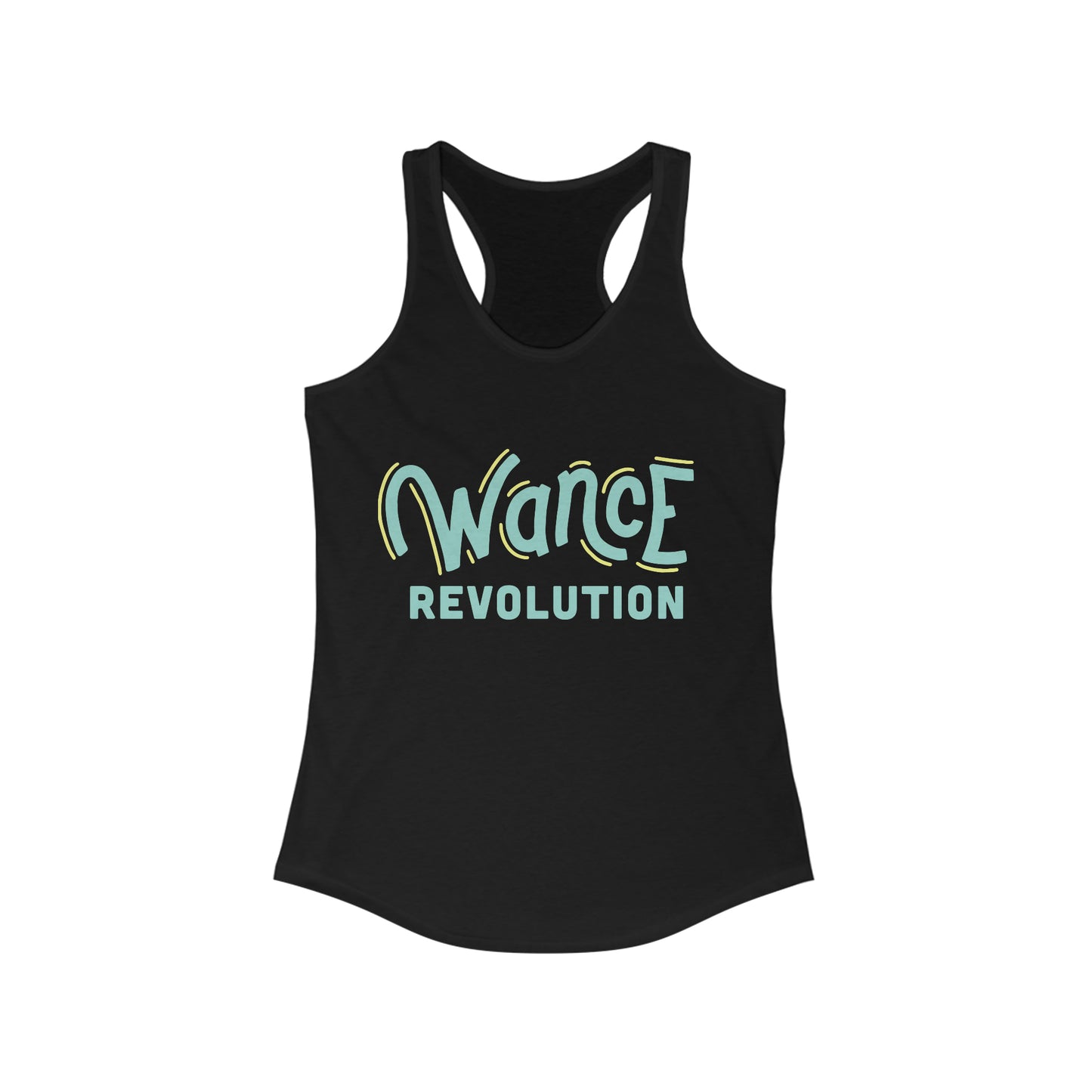 WANCE REVOLUTION Racerback Tank