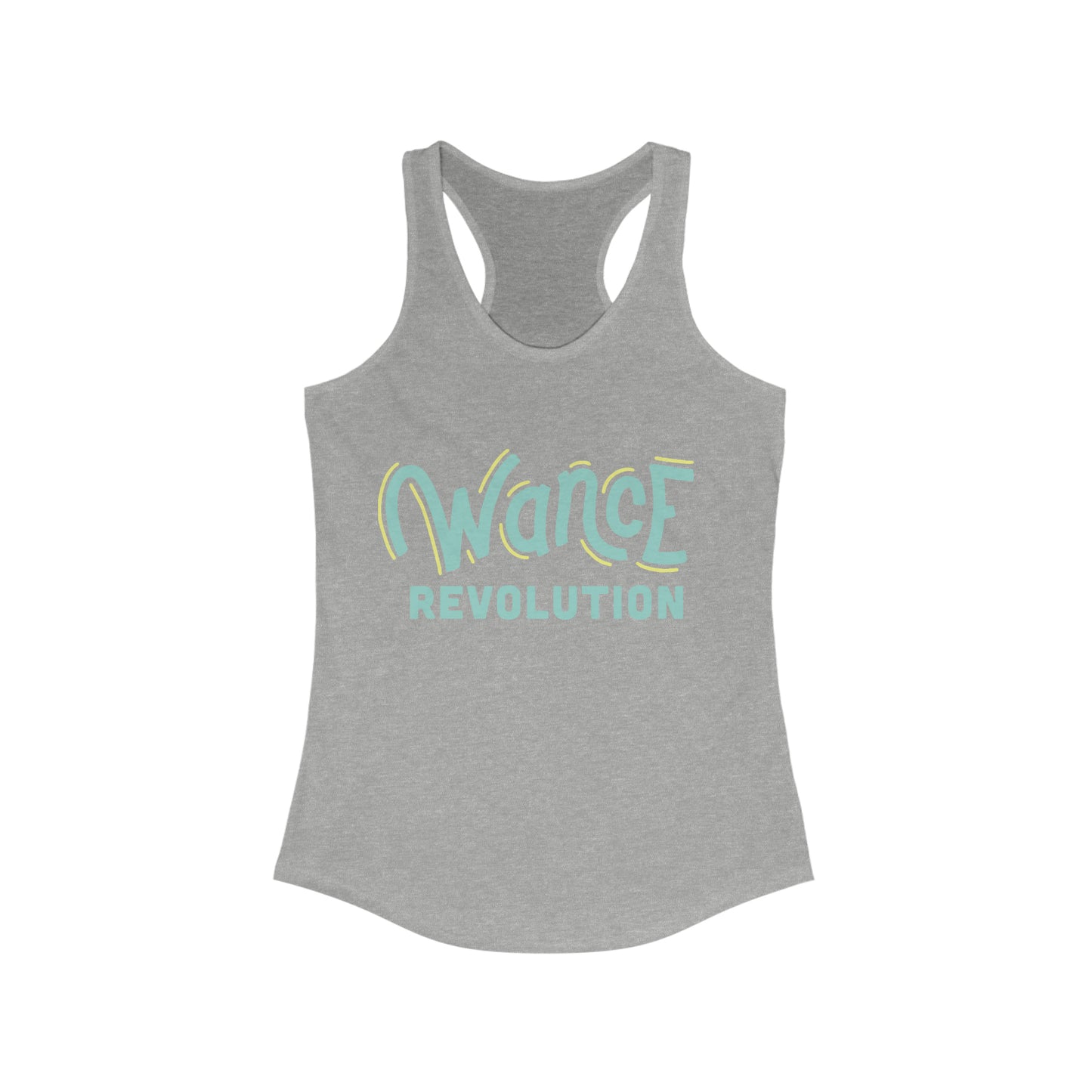 WANCE REVOLUTION Racerback Tank