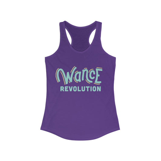 WANCE REVOLUTION Racerback Tank