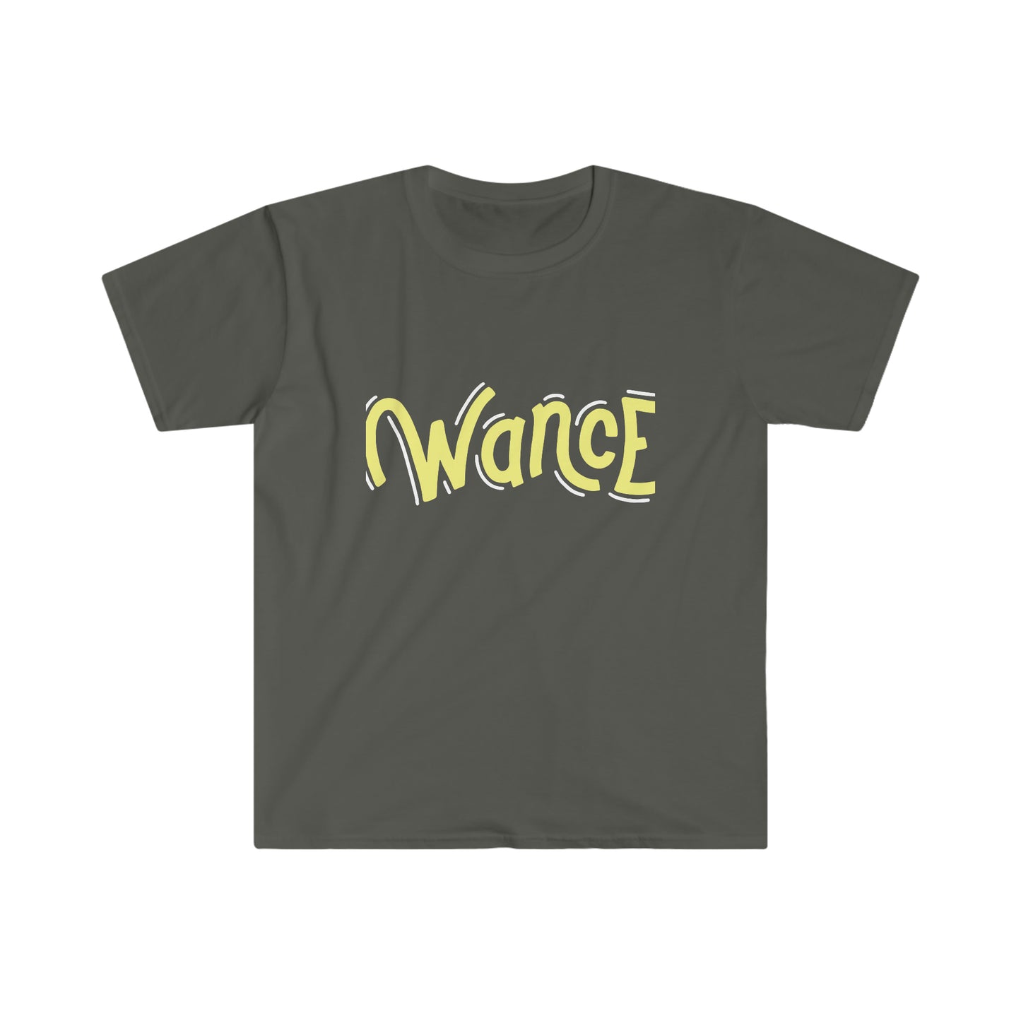 WANCE (yellow & white) Unisex Softstyle T-Shirt